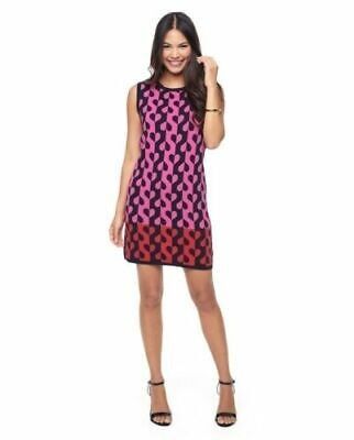 New Juicy Couture heart print wool blend dress, size L