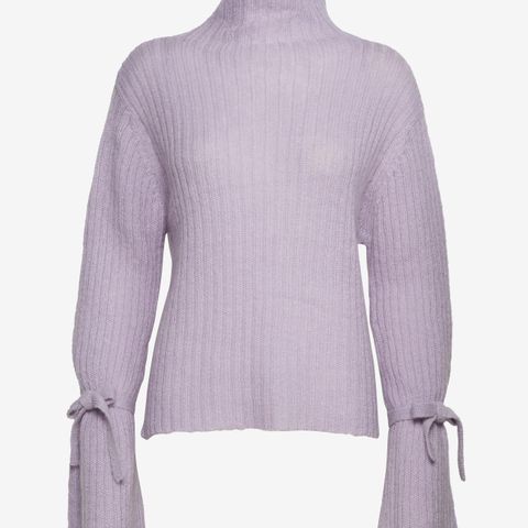 2ndday lavendel lilla pastel strikkegenser ull mohair