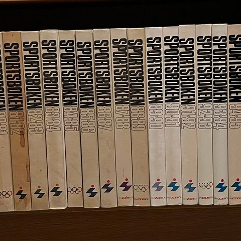 Sportsboken 1975-2001 (enkeltbøker)