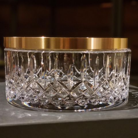 Waterford Lismore Reflection Gold band Bowl 20 cm