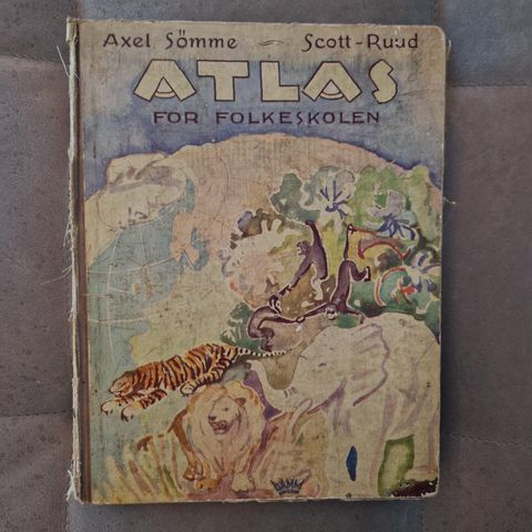 Atlas for folkeskolen - Oslo 1946