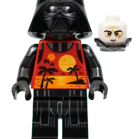 100% Ny Lego Star Wars minifigur Darth Vader with Summer Outfit