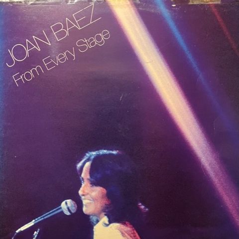 LP Joan Baez LP dobbeltalbum, "From Every Stage", fra 1976