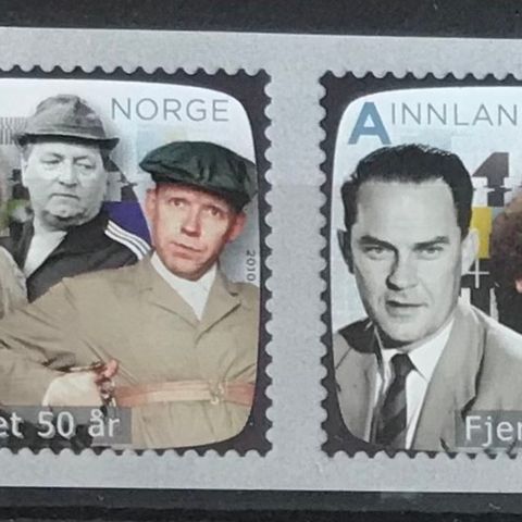 Frimerker Norge postfrisk, nk 1761-1764, **, Norsk Fjernsyn 50 år