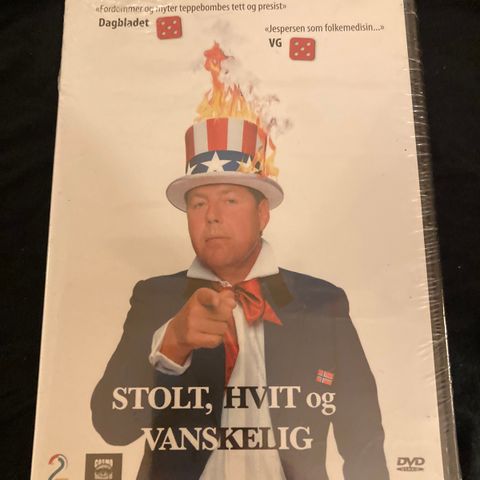 Stolt, Hvit Og Vanskelig (DVD) Ny I Plast