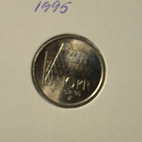 10 kr 1995 usirkulert (2149 V)