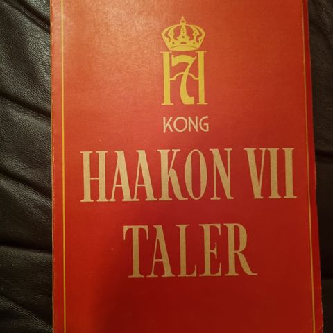 Bok med Kong Haakon VII taler utgitt i 1947