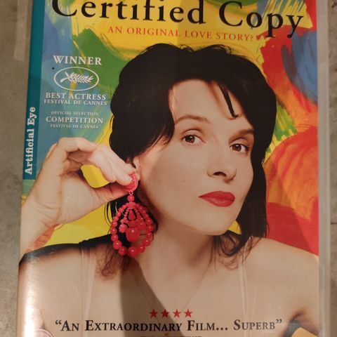 Certified Copy ( DVD) - 2009 - Artificial Eye