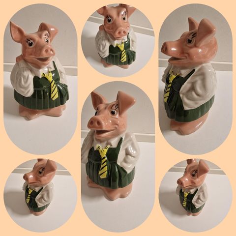 VINTAGE MONEY BOX ANNABEL PIG WADE PIGGY BANK