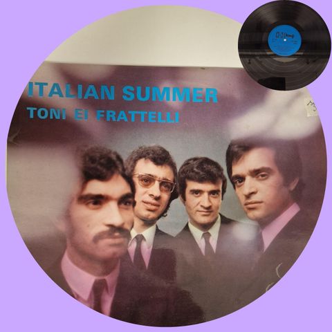 VINTAGE/RETRO LP-VINYL "ITALIAN SUMMER/TONI EI FRATTELLI 1970"