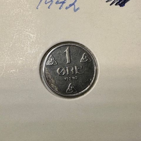 1 øre 1942 jern (2167 V)