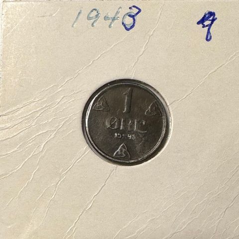 1 øre 1943 jern (2168 V)