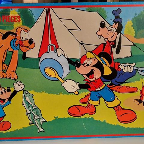 Nostalgisk Walt Disney puzzlespill