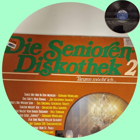 VINTAGE/RETRO LP-VINYL "DIE SENIOREN - DISKOTHEK 2"