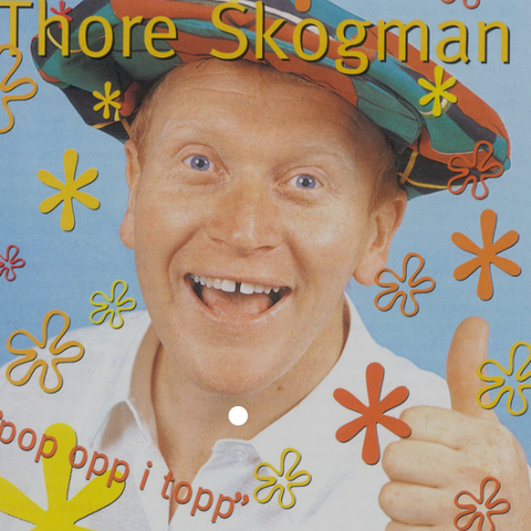 Autentisk autograf av Thore Skogman (1931-2007).