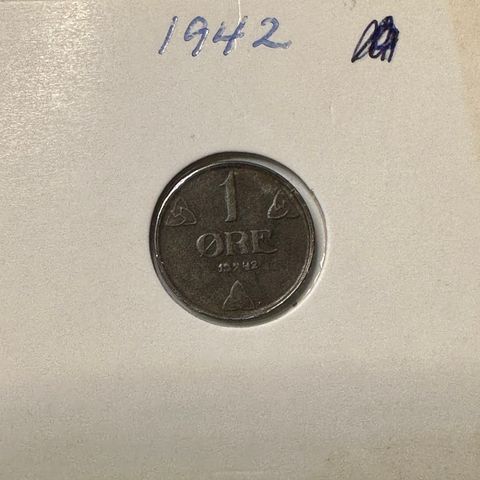 1 øre 1942 jern. (2169 V)