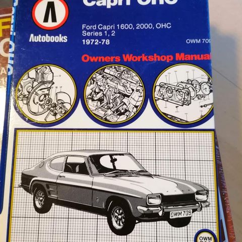 Ford capri verkstedbok.