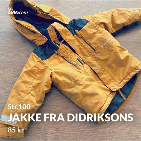 Vinterjakke fra Didriksons