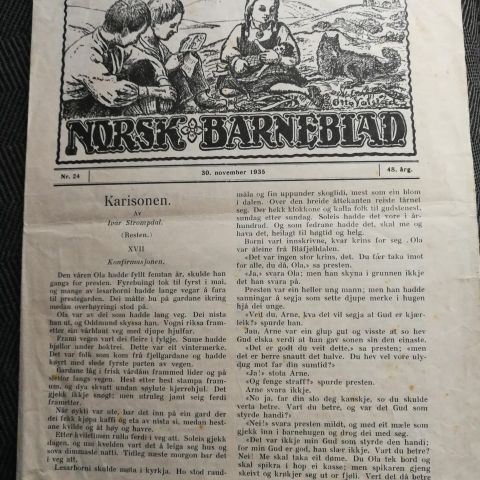 Norsk Barneblad nr 24 1935