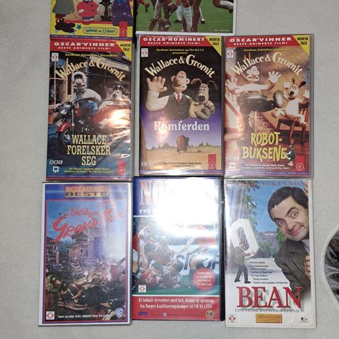 Hele fine morsomme VHS kasetter - diverse filmer