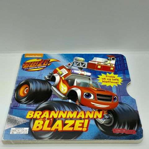 Brannmann Blaze! Klaff bok på norsk