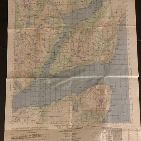 Kart over Reinøy (1955)