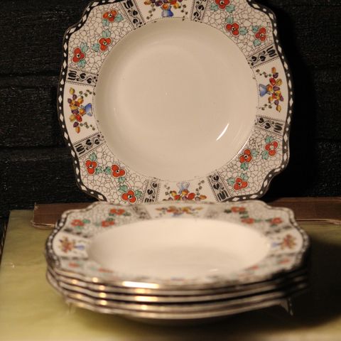 6 stk dype Wilkinson Royal Pottery Staffordshire