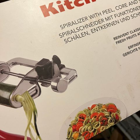 Kitchen Aid spiralizer