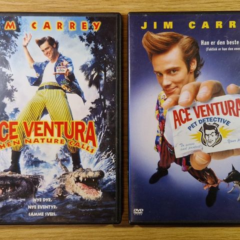 Ace Ventura 1 & 2 (DVD Filmer)