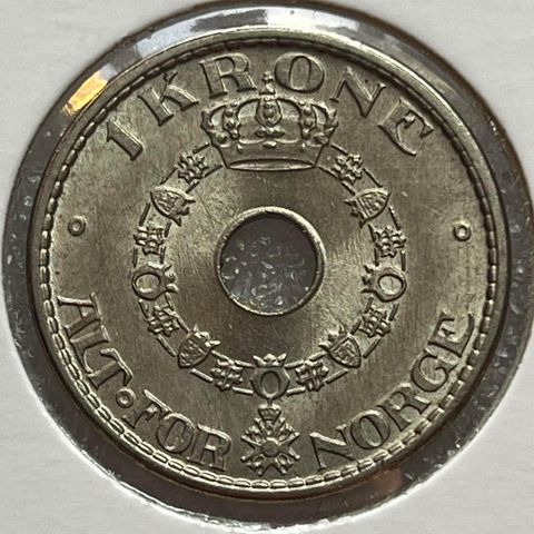 1 kr 1947 kvalitet 0 med praktstriper