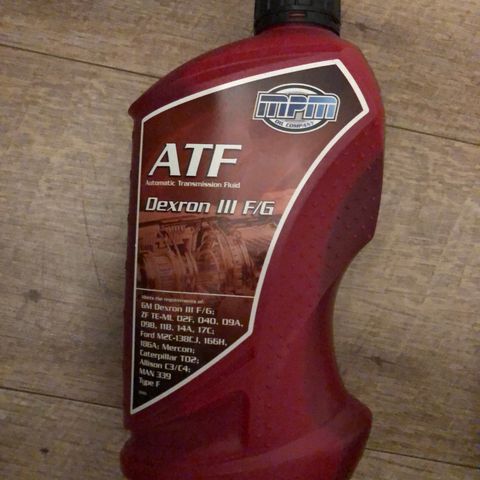 ATF automatic transmission fluid dextron 3 F/G