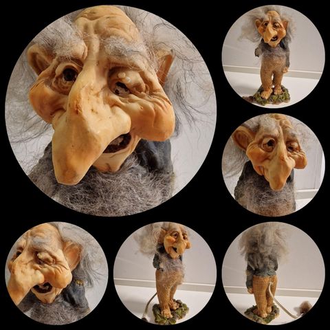 VINTAGE "TROLL NORWAY " FIGUR GAMMEL