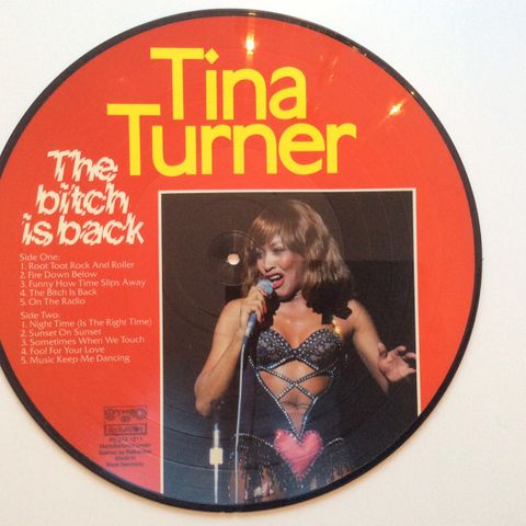 Tina Turner. LP plate.