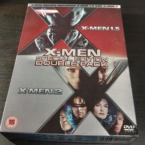 X-Men special editon. X-Men 1,5 og X-Men 2. Dvd