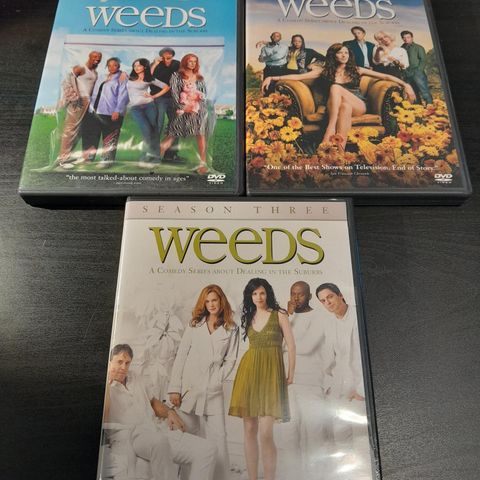 Weeds sesong 1-3. Norsk tekst. Dvd