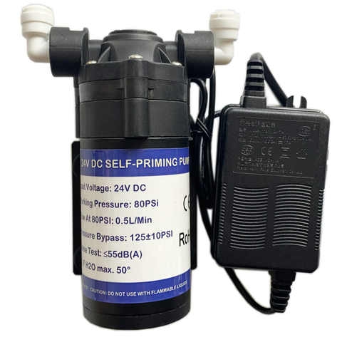 Vann pumpe 0,5L/min 80PSI 55dB