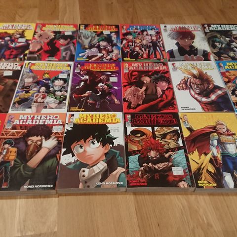 My Hero Academia Vol. 1-18 - Selges individuelt