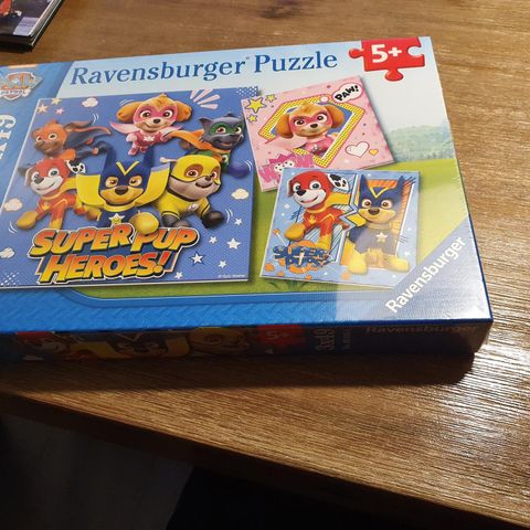 Puslespill Paw Patrol 5+ Helt nytt!