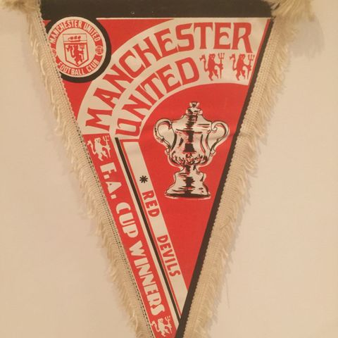 Manchester United - FA cup winners 1977 vintage vimpel