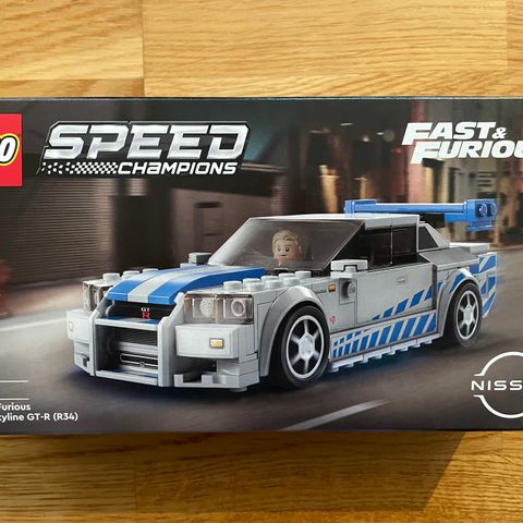 Ny/Uåpnet LEGO 76917 Speed Champions 2 Fast 2 Furious Nissan Skyline GT-R (R34)