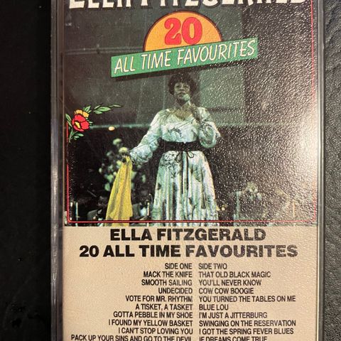 Kassett med Ella Fitzgerald 20 favoritter