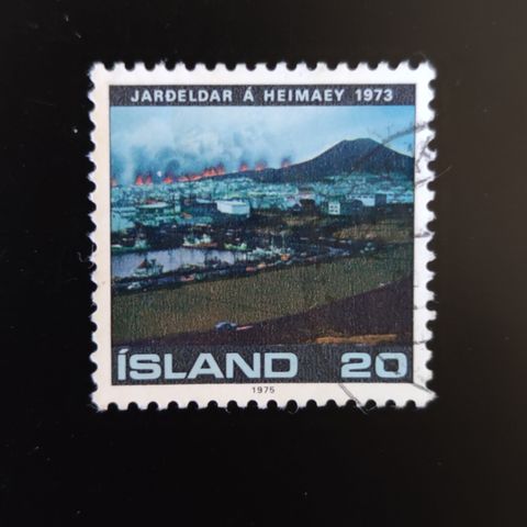 Frimerker fra Island 1975-79. Mest stemplet.