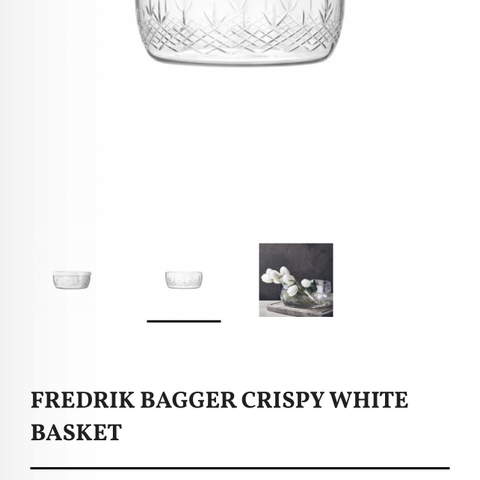 Fredrik Bagger Crispy Skål