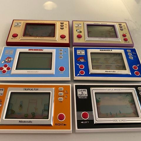 Game and Watch og andre håndholdte LCD-spill ønskes kjøpt