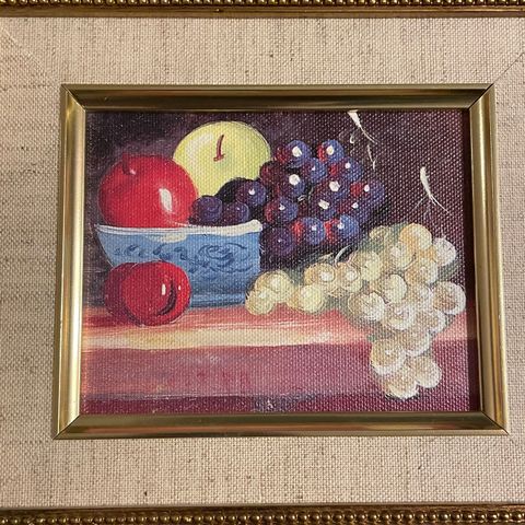 Maleri av frukt