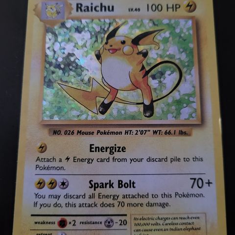 Pokemon Raichu 36 / 108