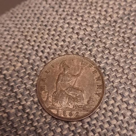 Half Penny 1862 - Storbritannia