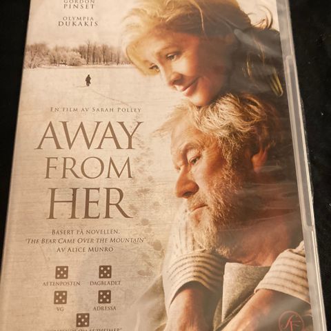 Away From Her (DVD) Ny I Plast !