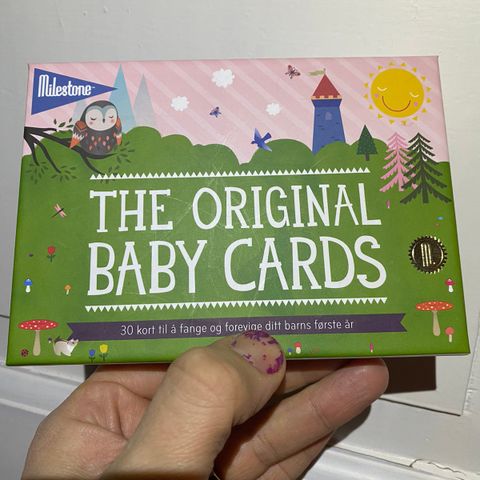 The original Baby Cards milepælkort