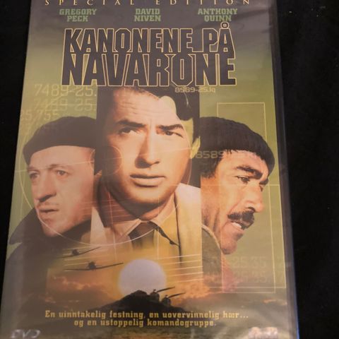 Kanonene På Navarone (DVD) Ny I Plast